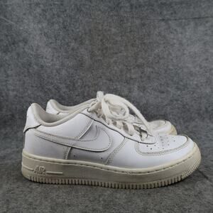 Nike Shoes Kids Youth 5 Casual Sneakers Air Force 1 Low White Lace Up Trainers